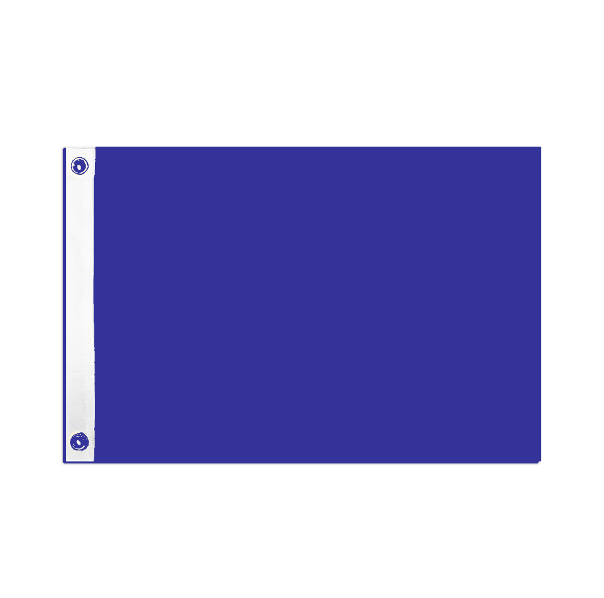 12" x 18" Blank Nylon Attention Flag - Action Flag