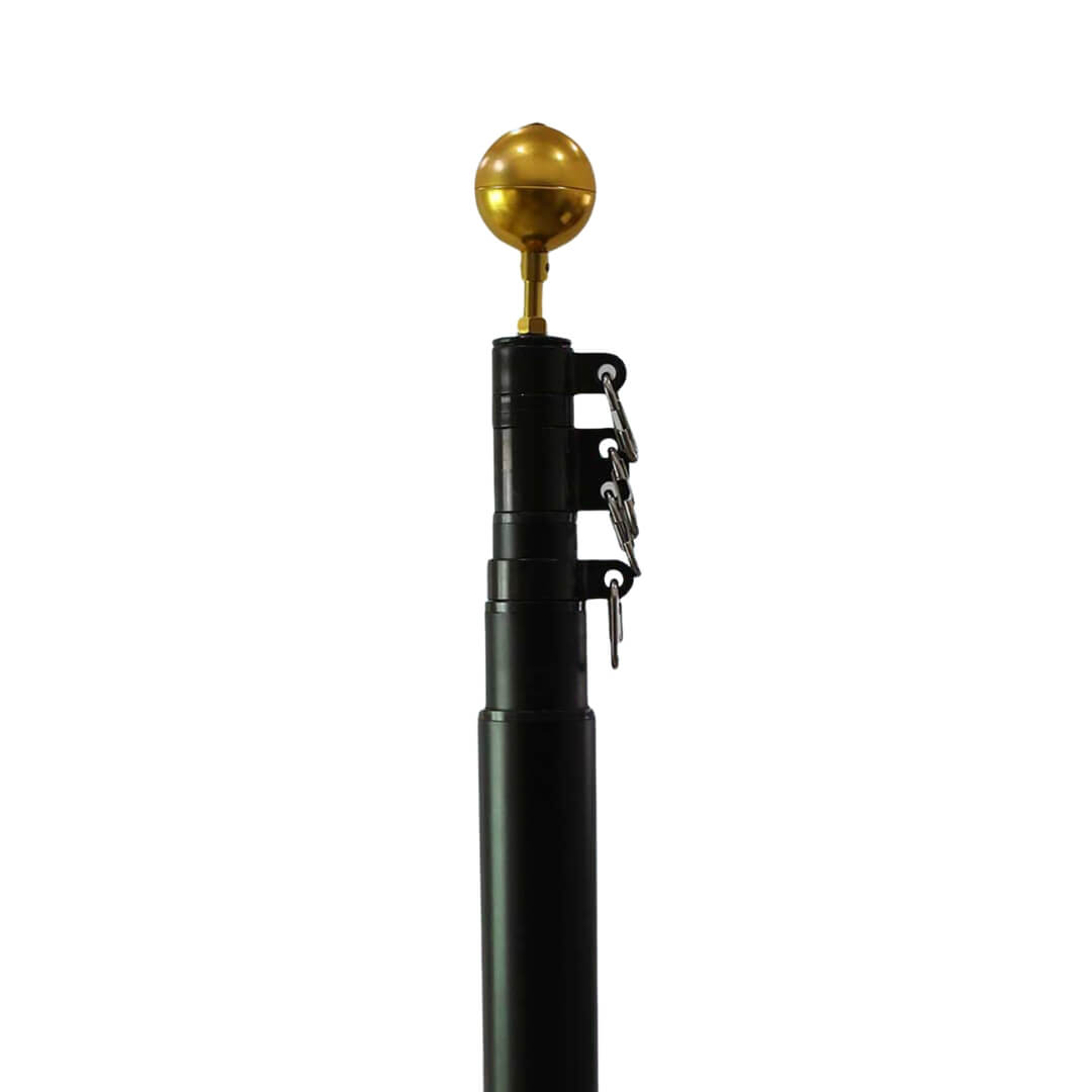 16' Residential Telescoping Aluminum Flagpole - Action Flag