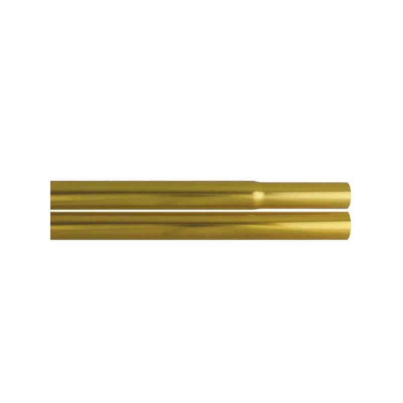 Budget Gold Aluminum Indoor/Parade Pole. 2 Sections. - Action Flag