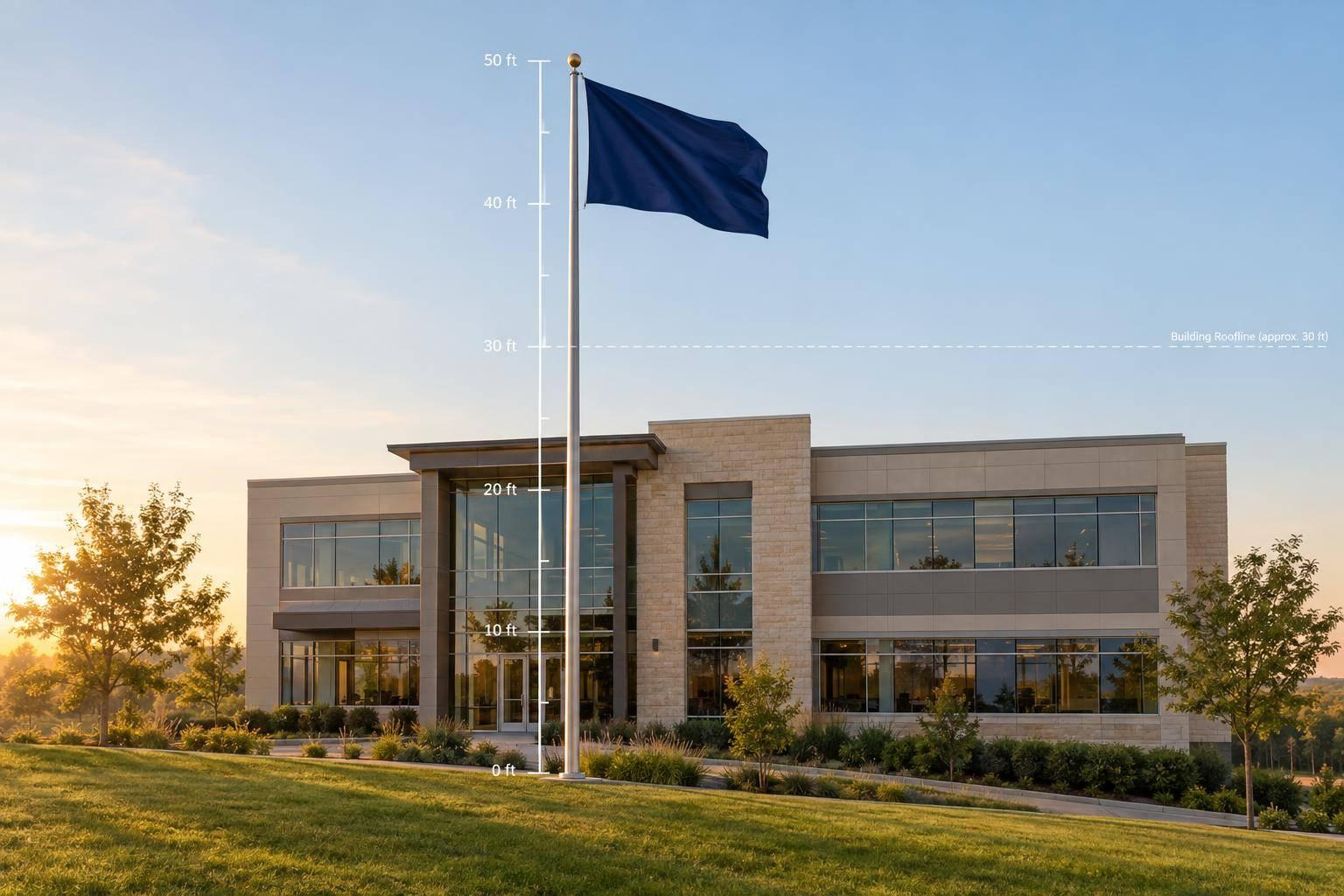Flagpole Height Planner for Ideal Display