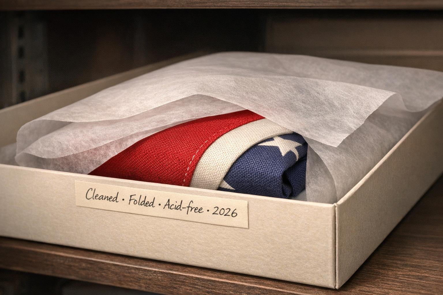 Checklist for Storing Flags Properly - Action Flag