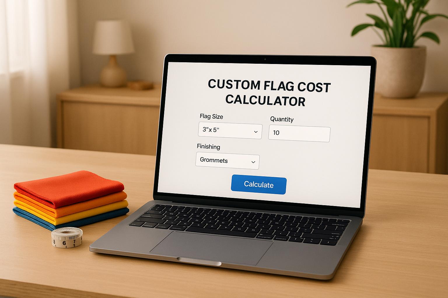 Custom Flag Cost Calculator for Easy Budgeting - Action Flag