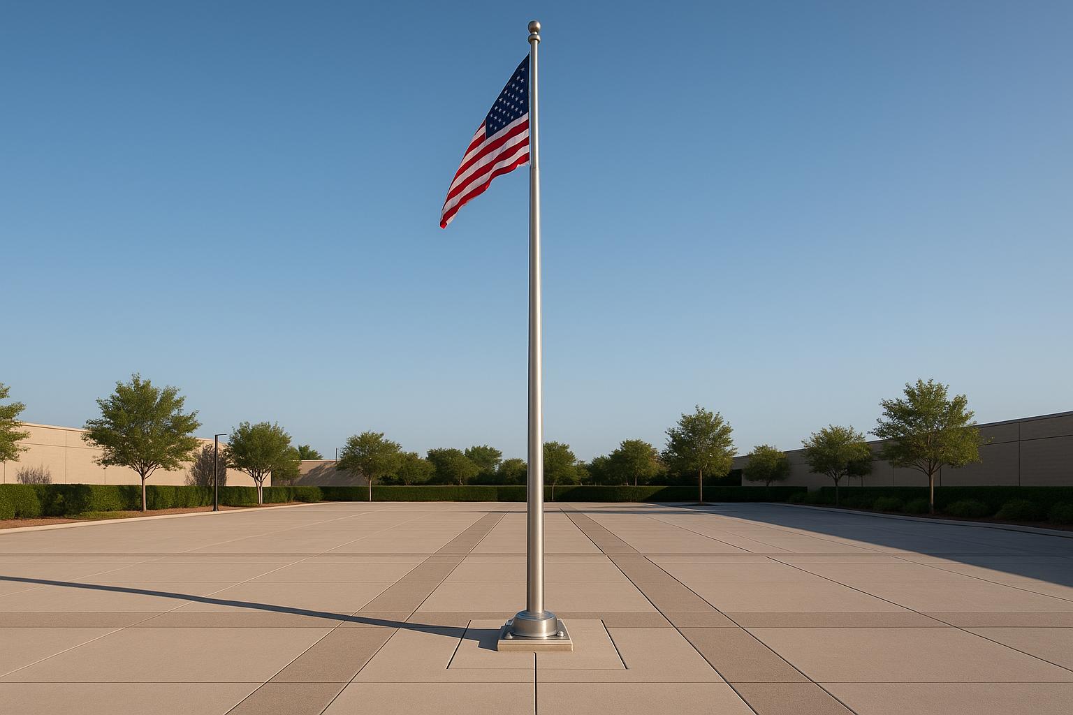 Flagpole Alignment Tips for Commercial Installations - Action Flag