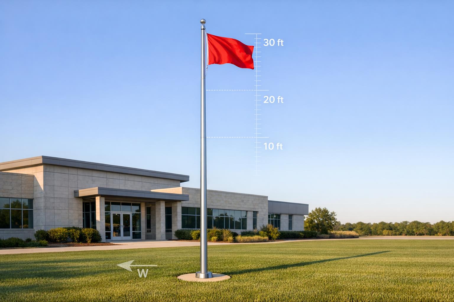 Flagpole Height Calculator for Ideal Setup - Action Flag