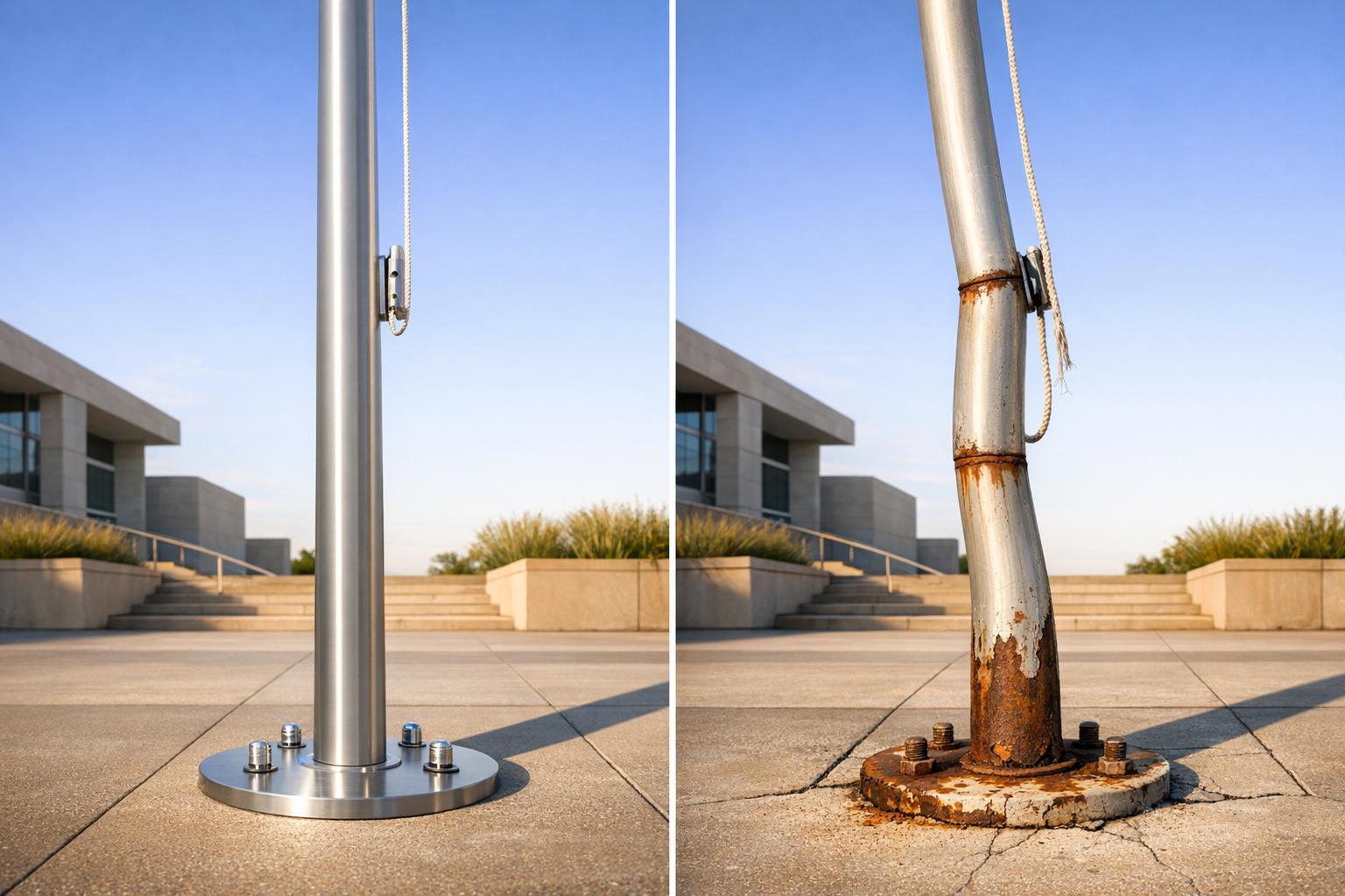 Flagpole Maintenance vs Replacement - Action Flag