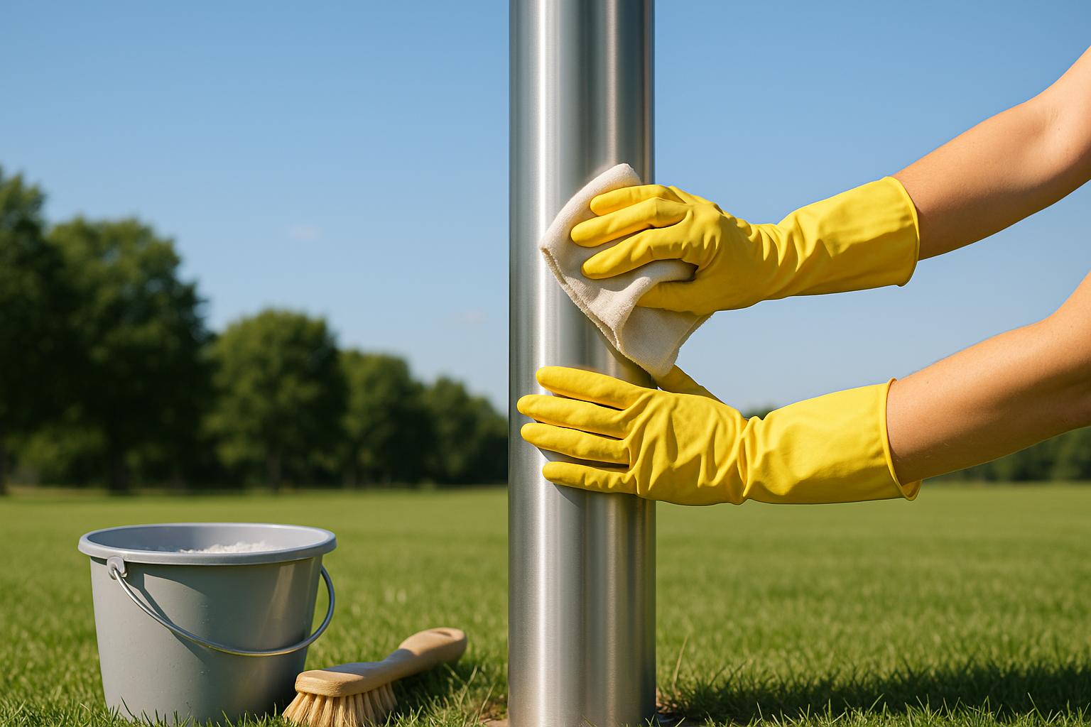 How to Clean Aluminum Flagpoles - Action Flag