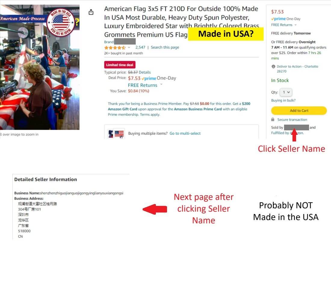 STOP! Is your American flag really made in the USA? - Action Flag