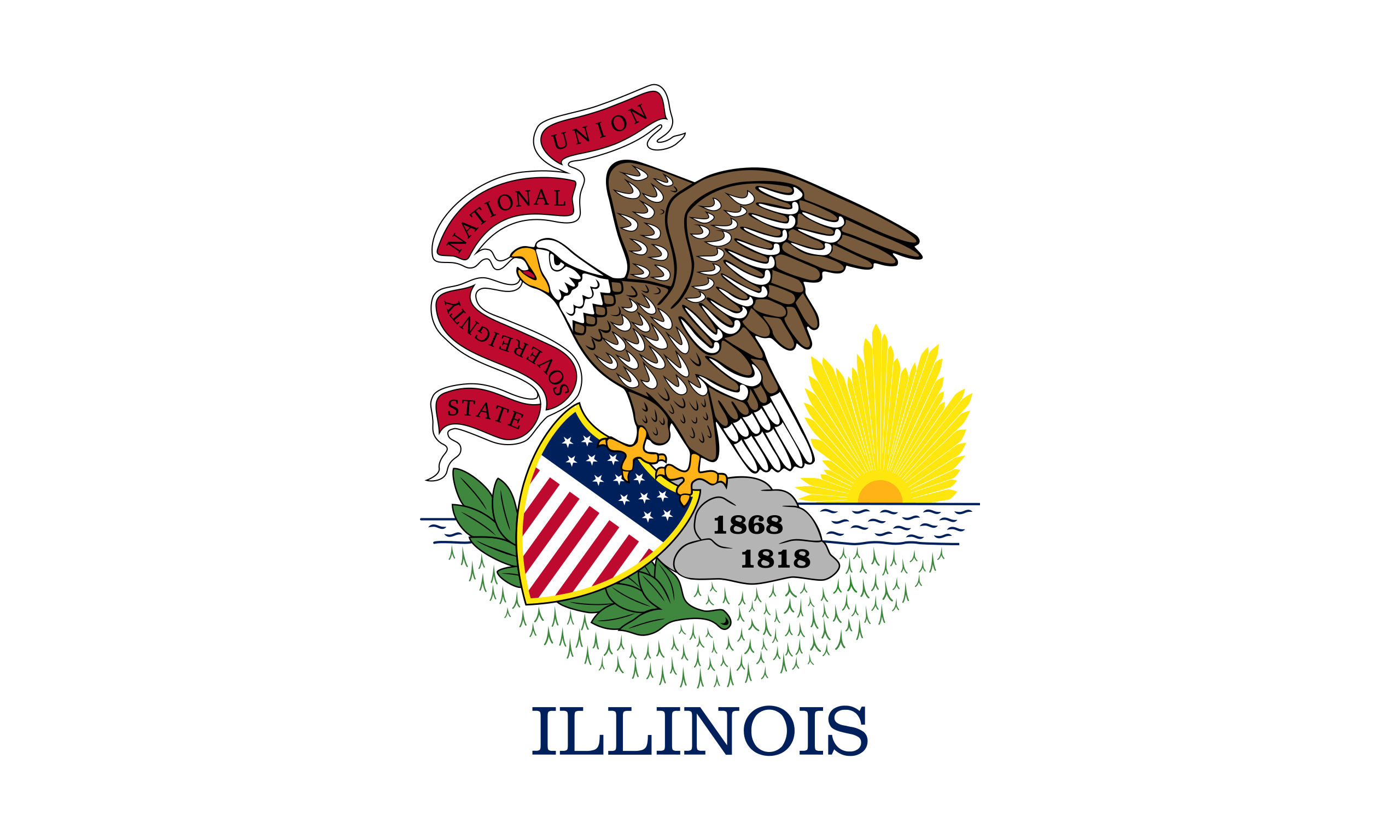 the Illinois State Flag