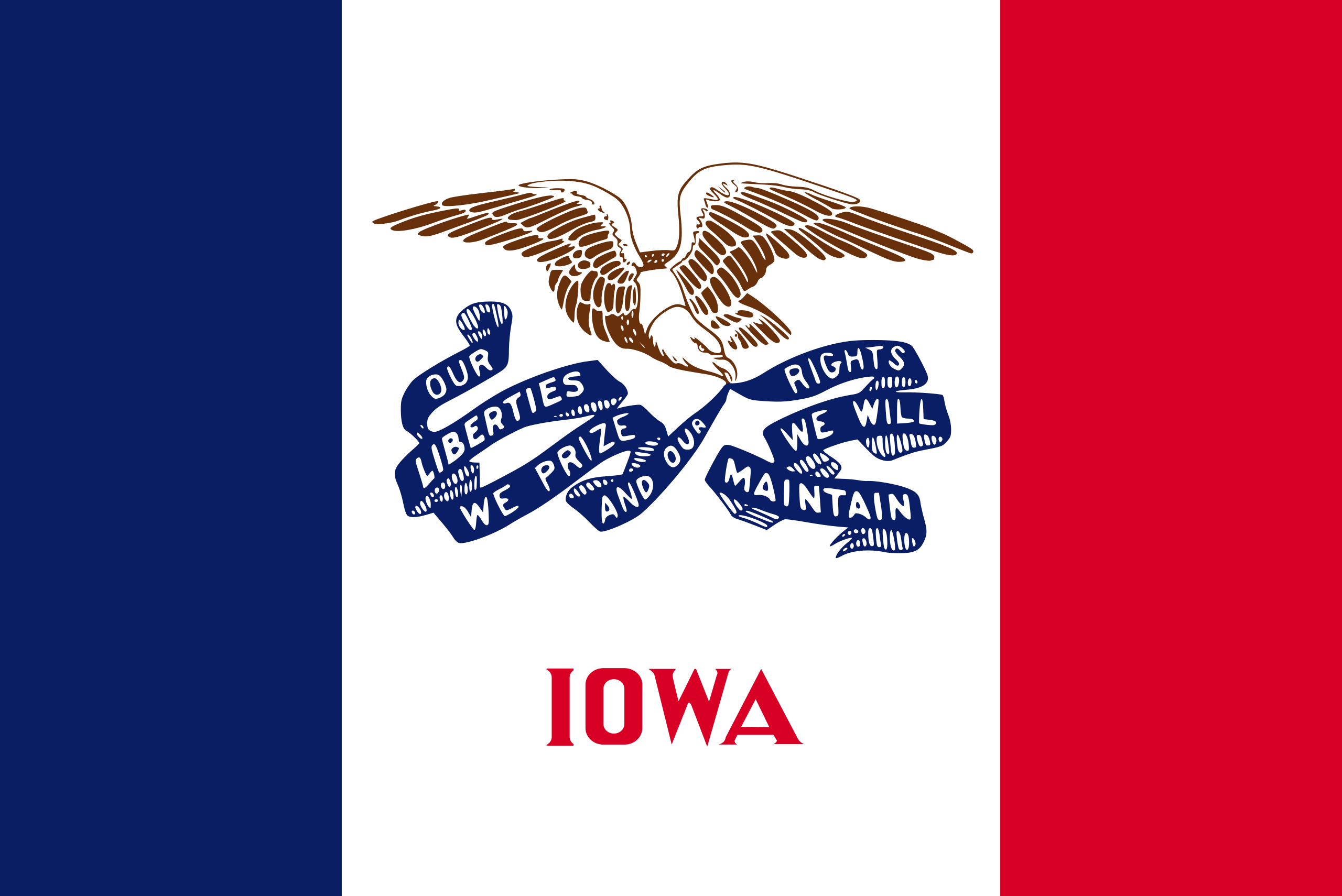 The State Flag of Iowa