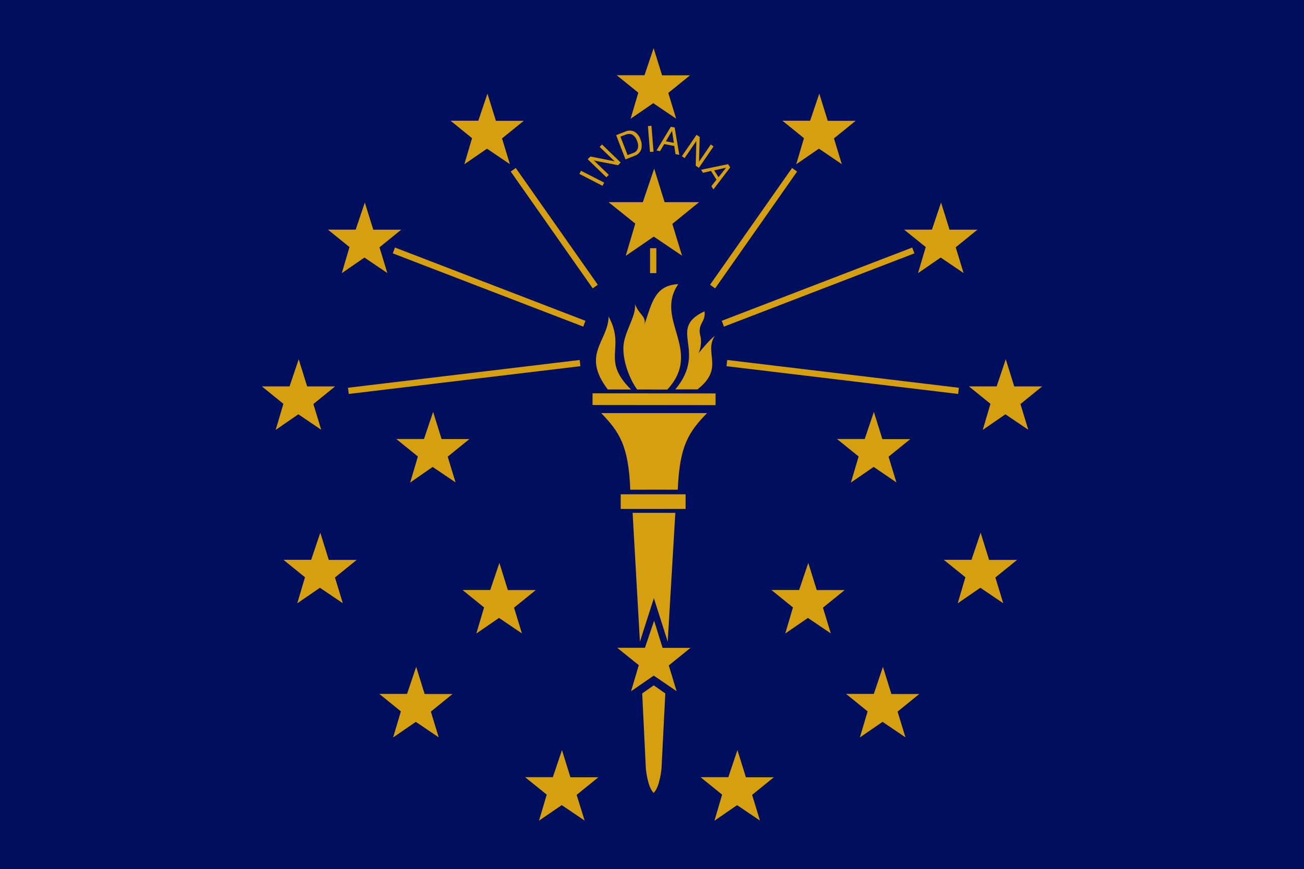 Indiana Flags - Action Flag