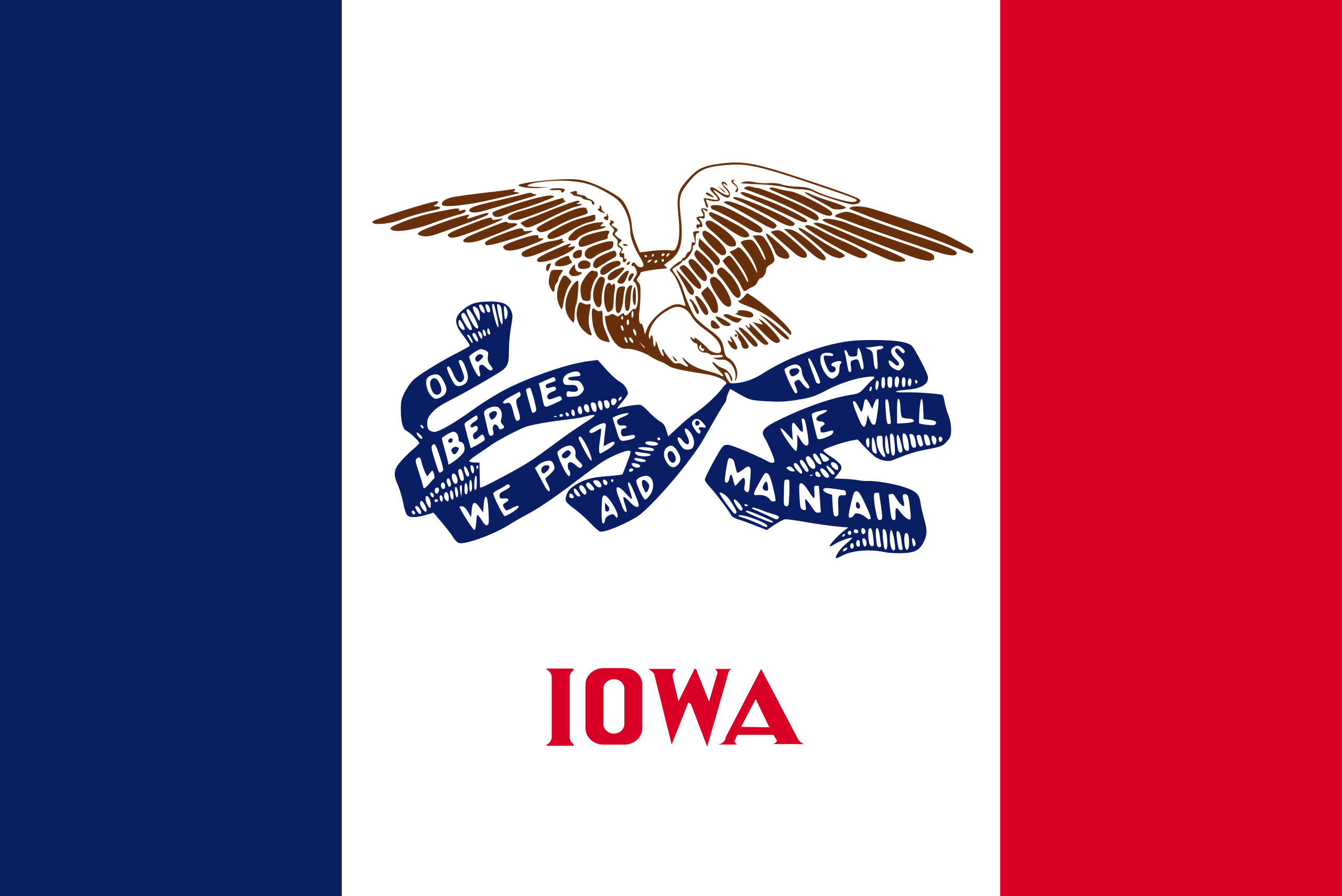 Iowa Flags - Action Flag