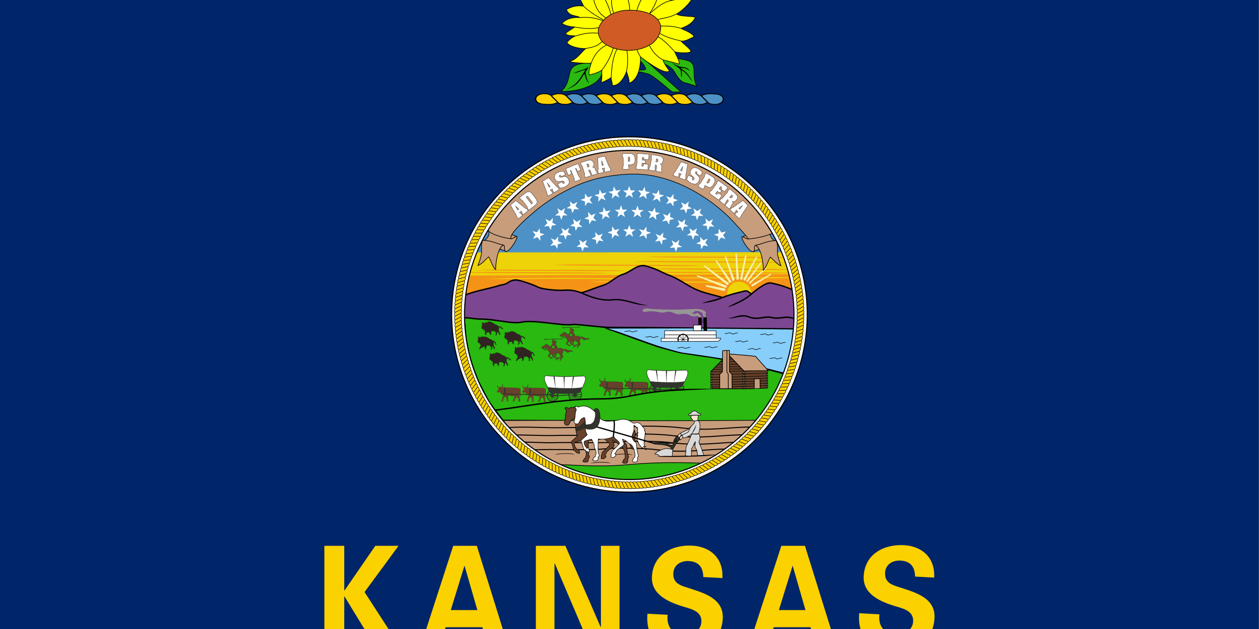 Kansas Flags - Action Flag