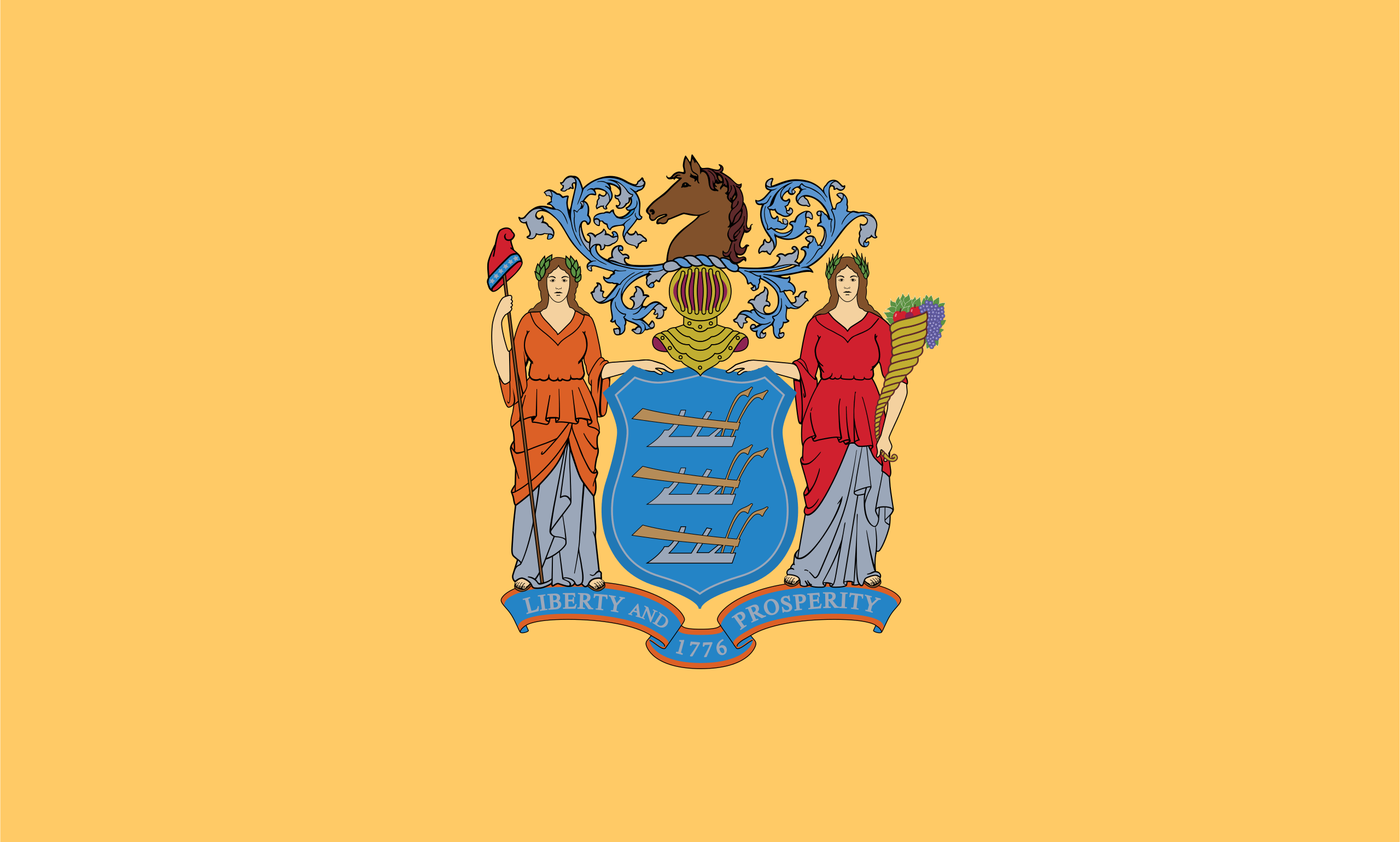 New Jersey Flags - Action Flag