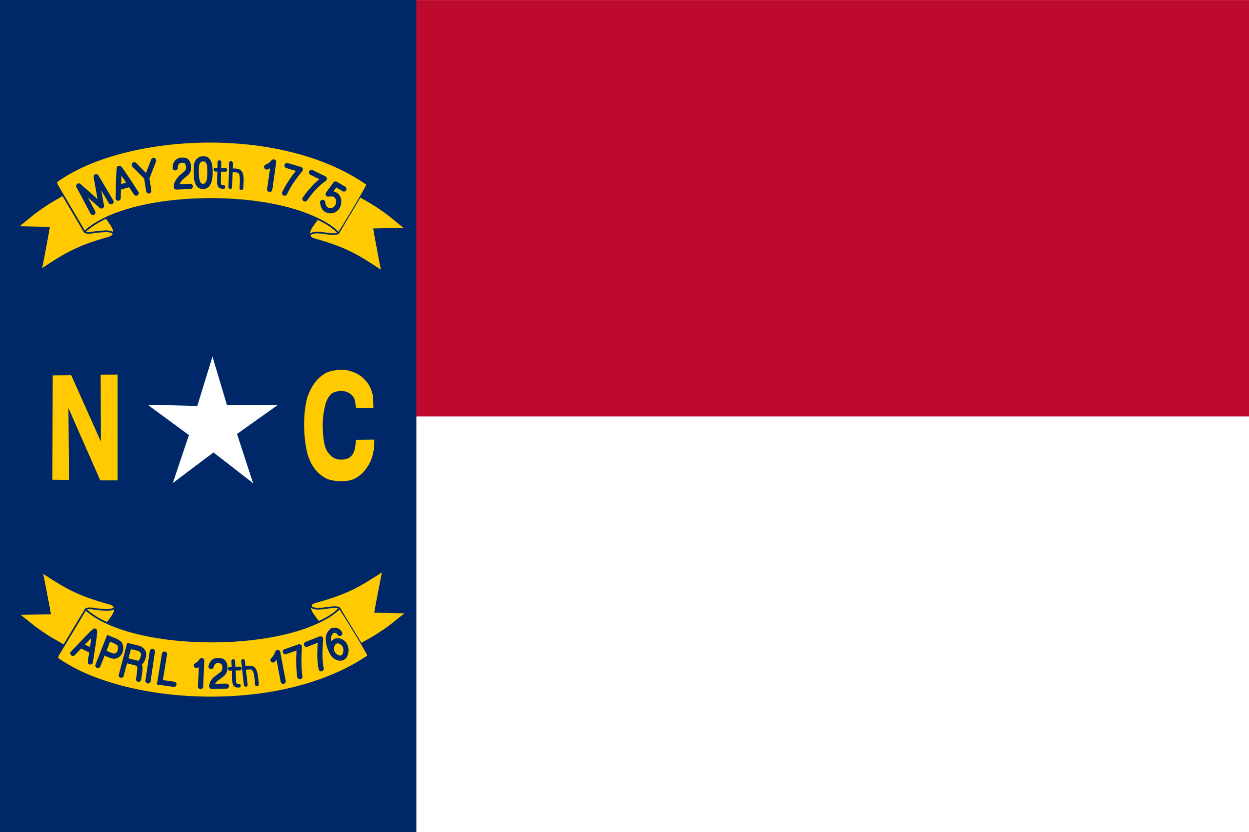 North Carolina Flags - Action Flag