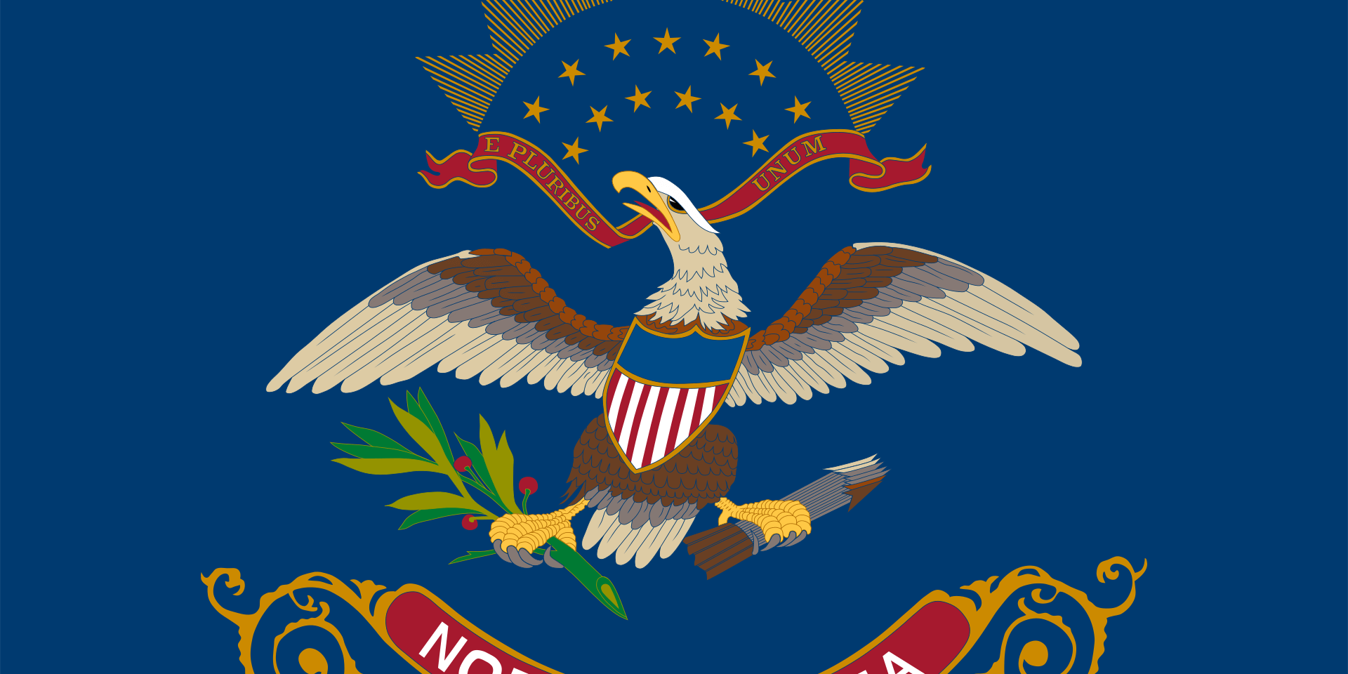 North Dakota Flags - Action Flag