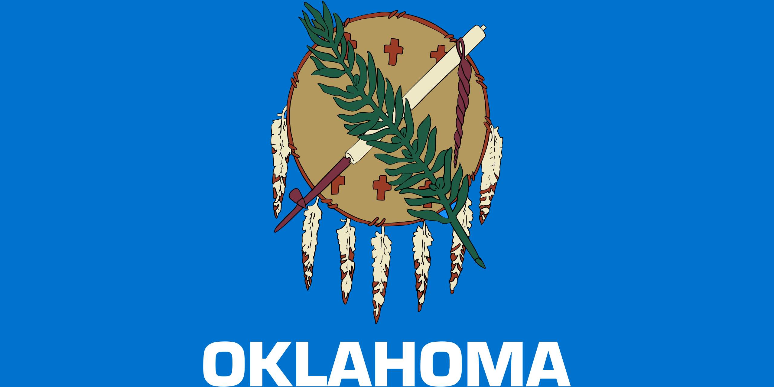 Oklahoma Flags - Action Flag