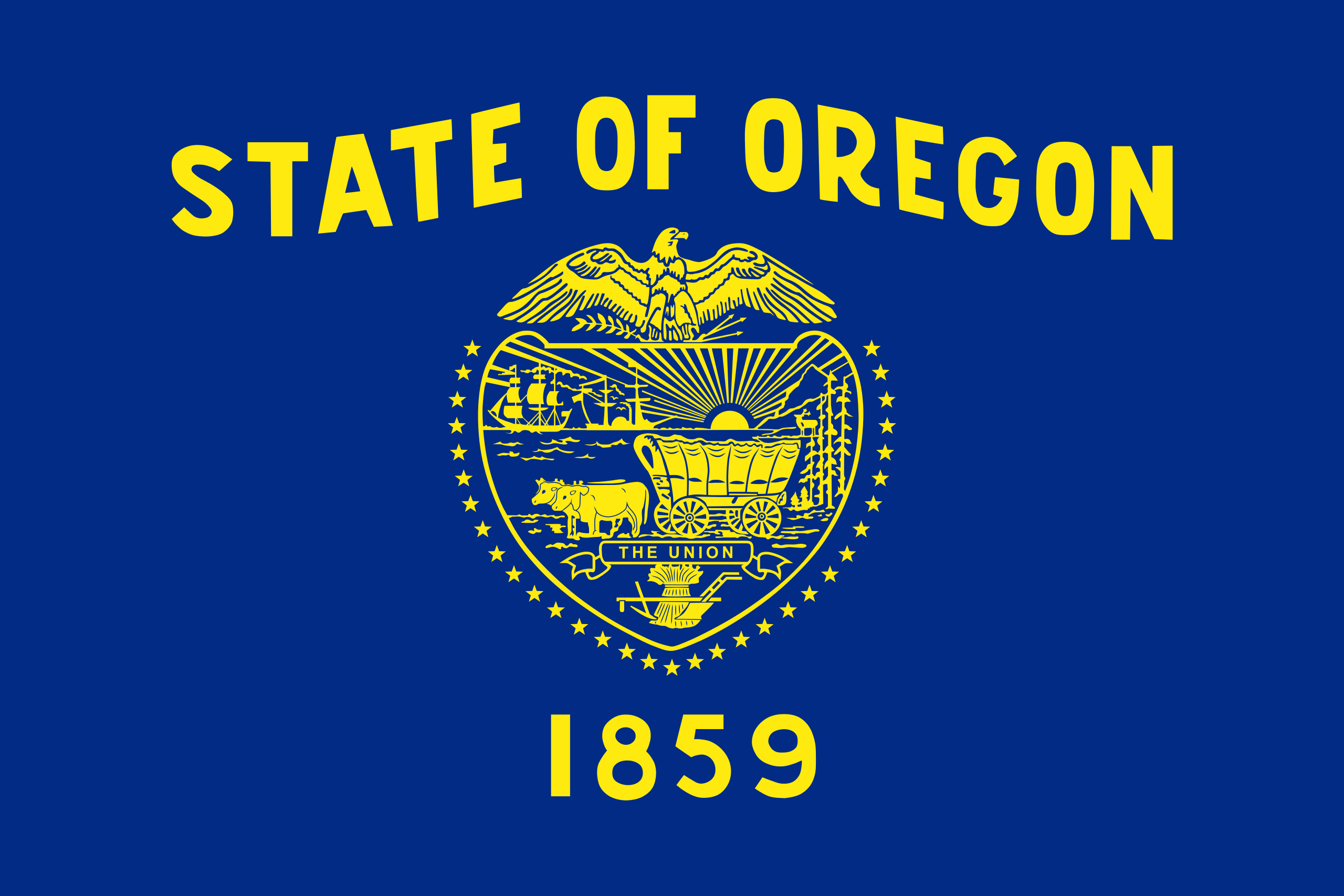 Oregon Flags - Action Flag