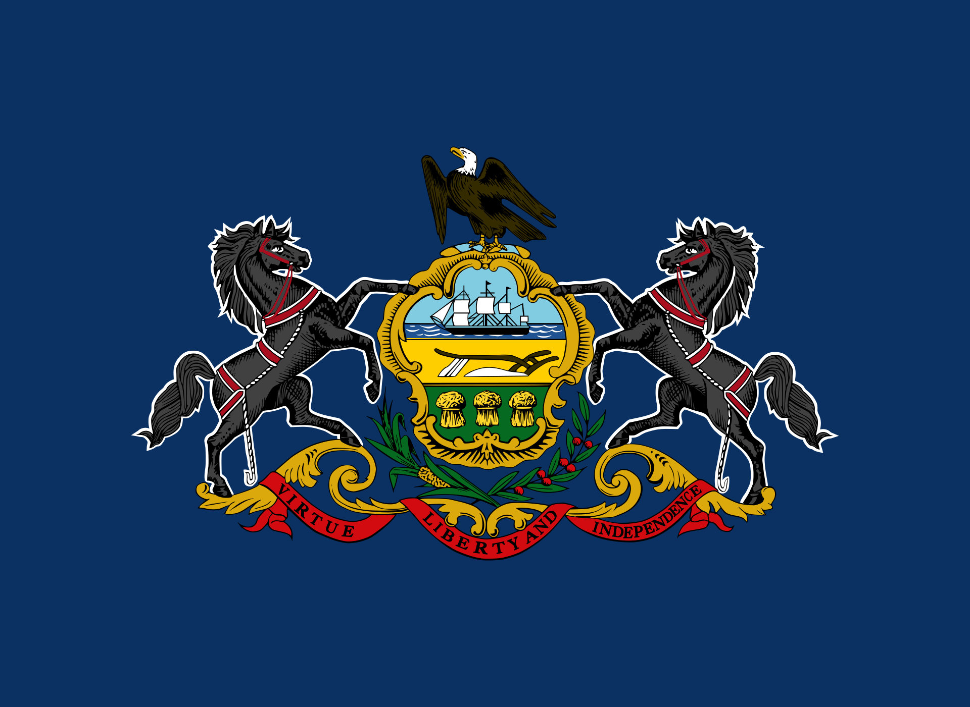 Pennsylvania Flags - Action Flag