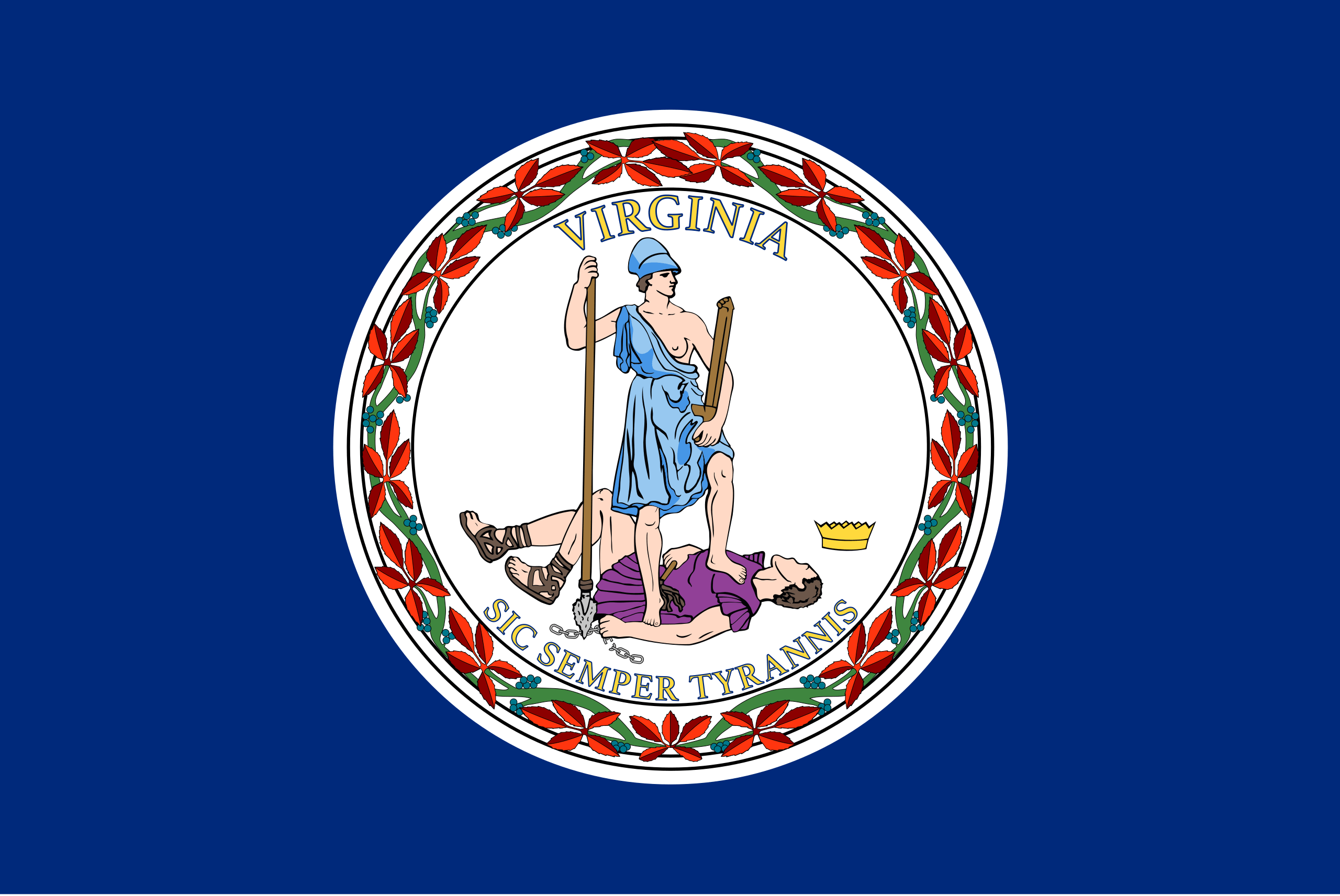 Virginia Flags - Action Flag