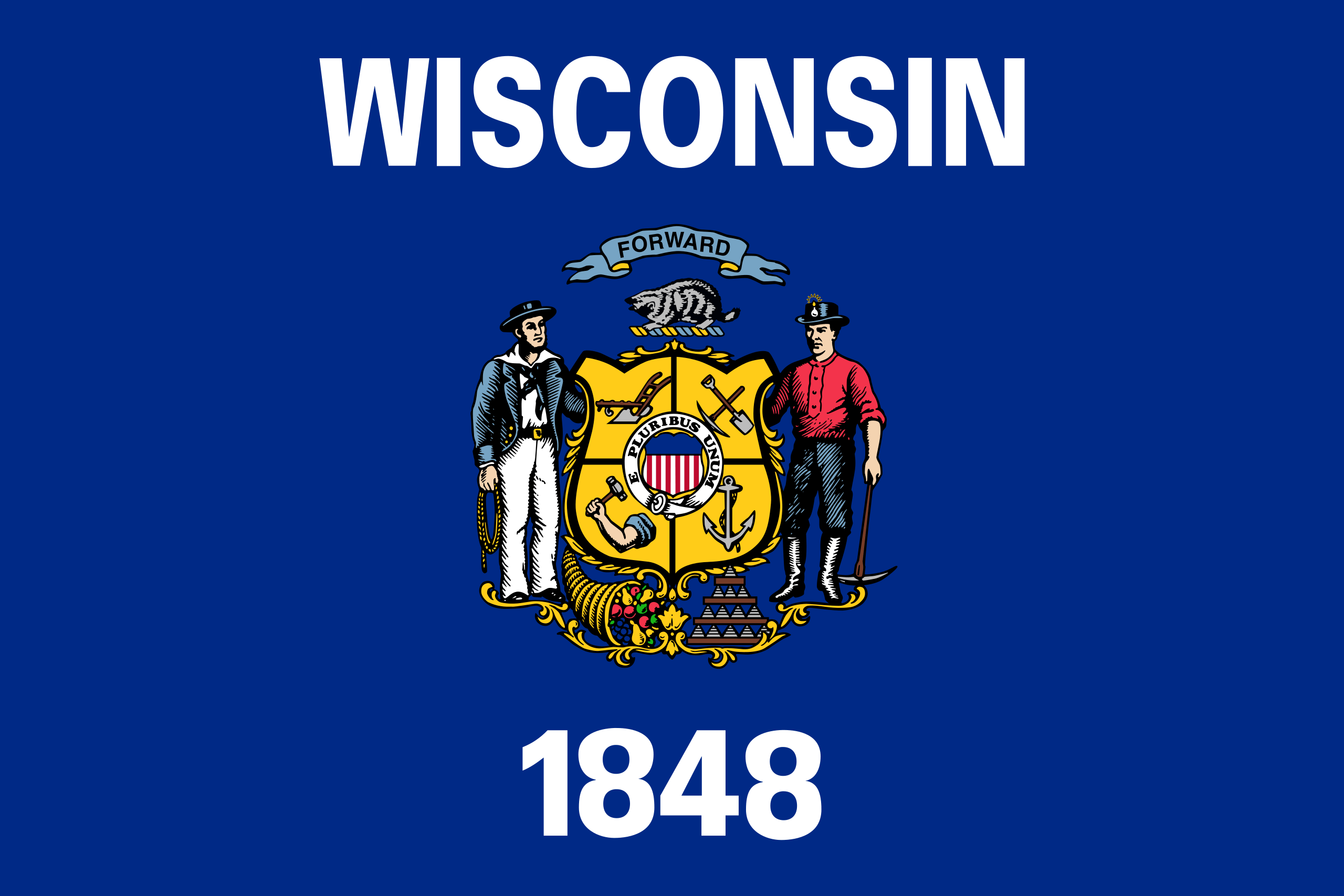 Wisconsin Flags - Action Flag