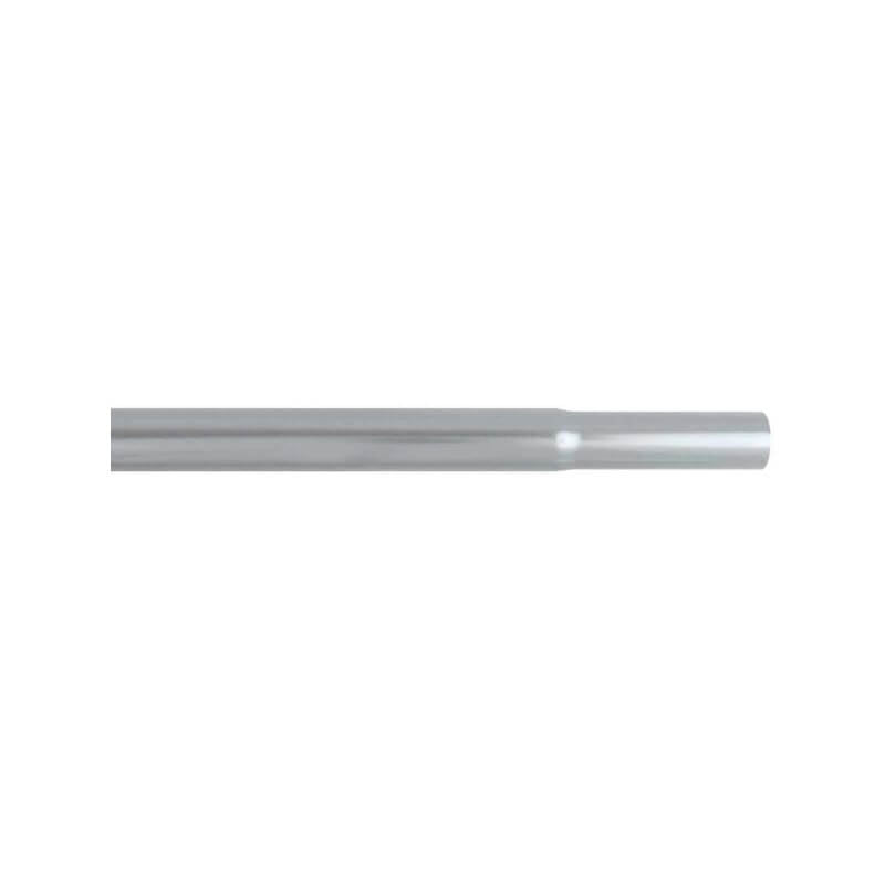 Swedged Silver Aluminum Display Pole Section