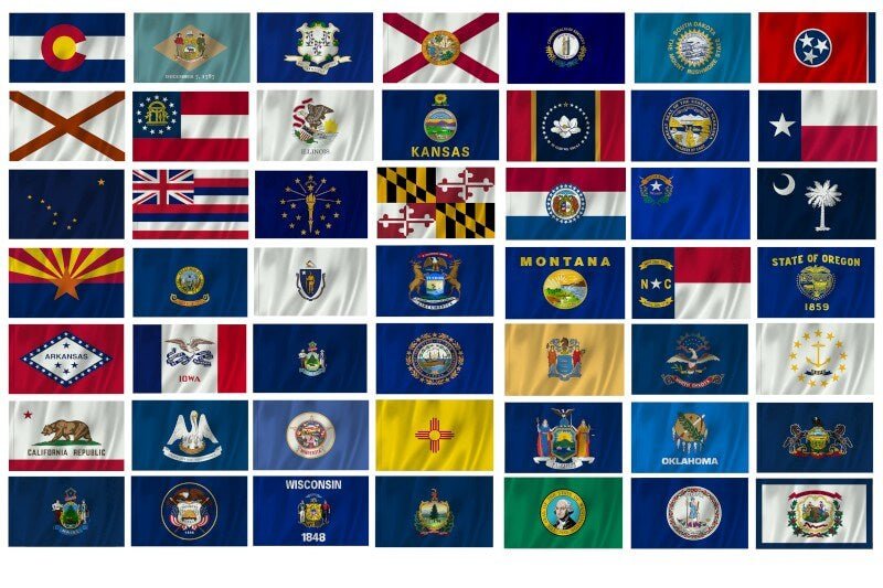 Outdoor Flag Set with Sleeve - Action Flag