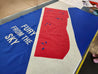a production photo of custom gonfalon banner made for the 2/508 PIR of the 82nd Airborne.