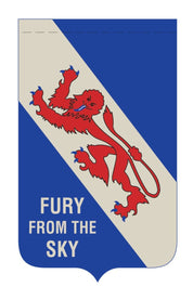 508th Infantry Regiment Coat of Arms Gonfalon – 3' x 5' Sewn Appliqué - Action Flag