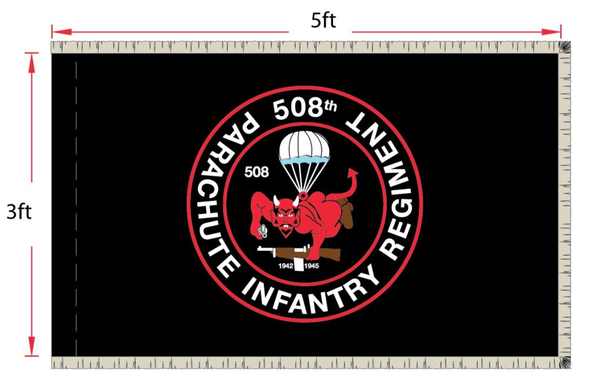 Parade Flag – 3' x 5' Nylon with Fringe - Action Flag