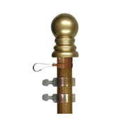 6' x 1" Anti - Furl Spinning Flagpole - Action Flag