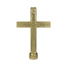 A picture of a Gold Metal Passion Cross Ornament  by Action Flag