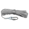 A picture of a Silver Replacement Halyard Wire-Center Rope Assembly by Action Flag