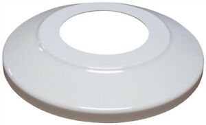 White Aluminum Flash Collar for Flagpoles - Standard Profile -.060 Wall thickness - Assorted Sizes