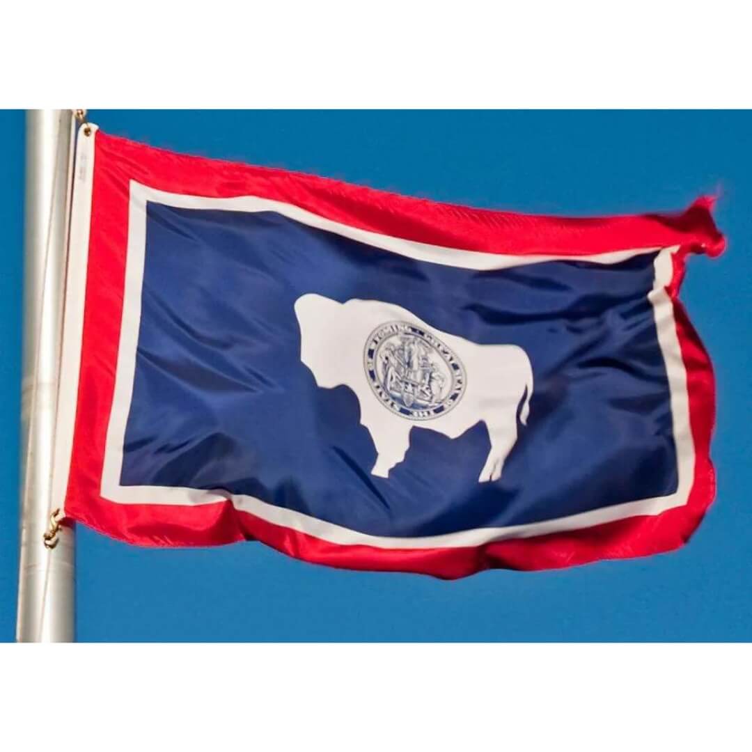 Wyoming Nylon Outdoor Flag
