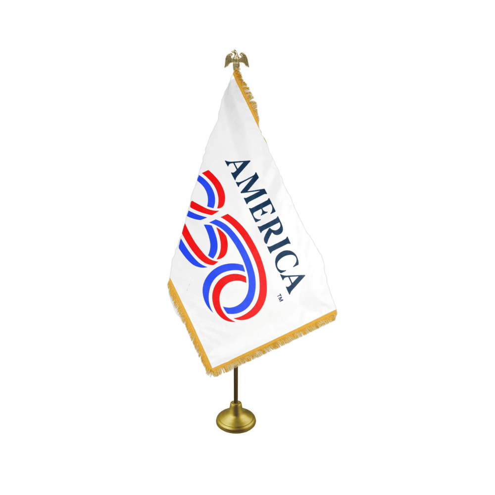 America250™ Colonial Nyl - Glo® Flag – Official U.S. Government - Licensed Design with Pole Hem/Sleeve and Gold Fringe (Made in USA - Annin) - Action Flag