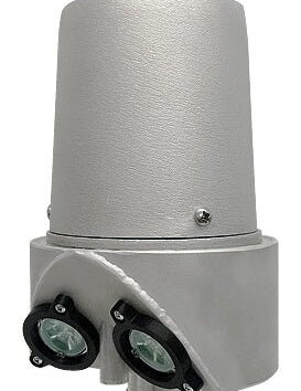 American Beacon Dual Internal Halyard Flag Pole Light - 500 Lumens - Action Flag