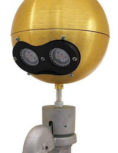 Beacon Plus Standard External Halyard Flag Pole Light - Action Flag