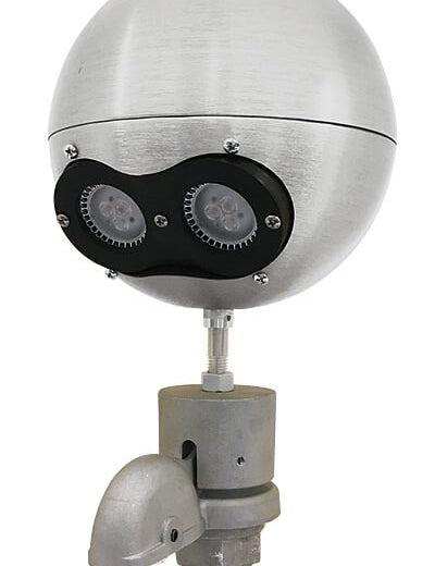 Beacon Standard External Halyard Flag Pole Light - Action Flag