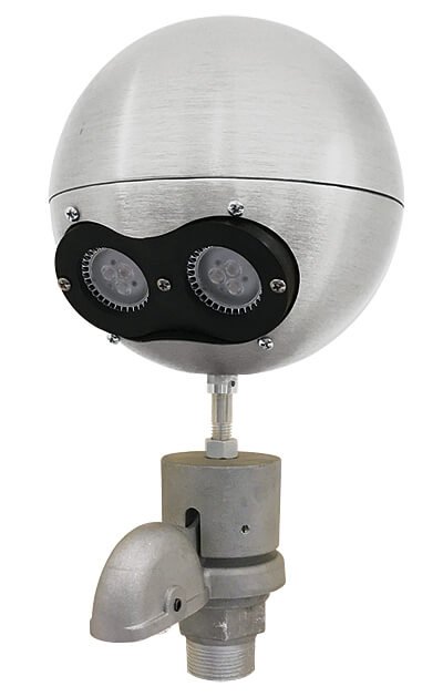 Beacon Standard External Halyard Flag Pole Light - Action Flag