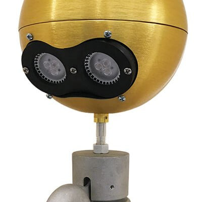 Beacon Standard External Halyard Flag Pole Light - Action Flag