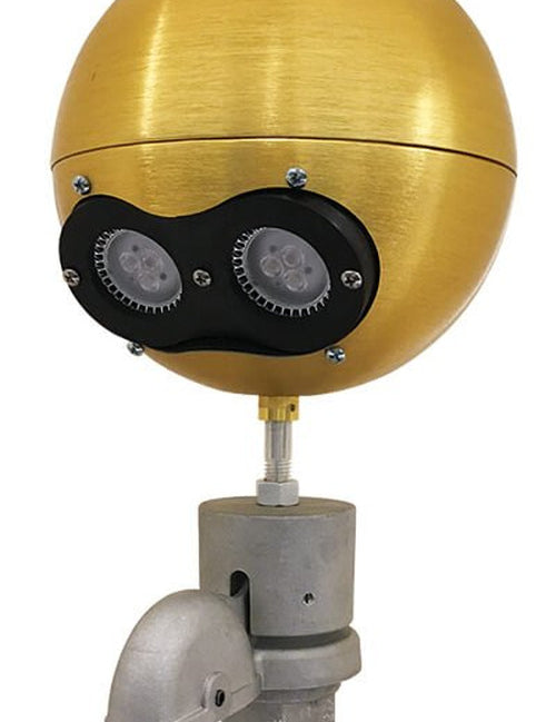 Beacon Standard External Halyard Flag Pole Light - Action Flag