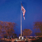 BigFlag Large Steel Flagpole – 130x18 | Motorized Winch - Action Flag