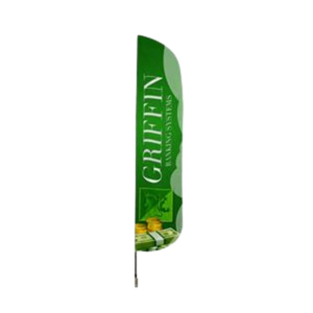Custom Feather Flag - Single Sided Digital Print - Action Flag