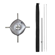 Deluxe Teardrop Sail Flag Pole Kit - Action Flag