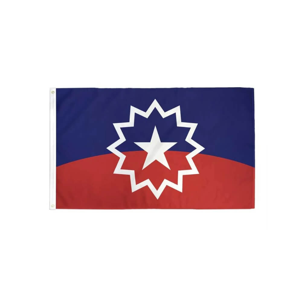 A picture of a Juneteenth outdoor flag by Action Flag