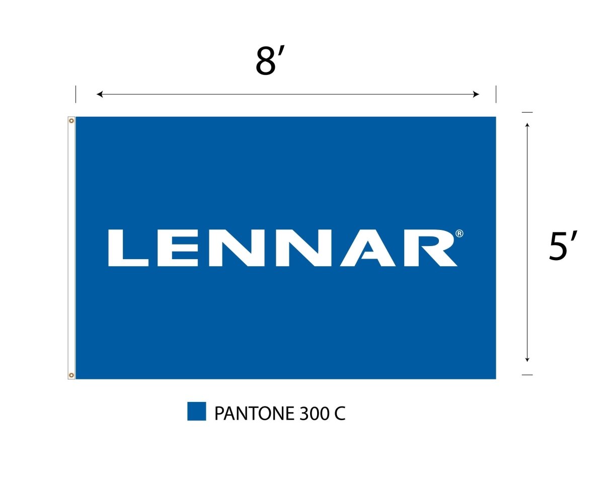 Lennar Outdoor Flag - Action Flag