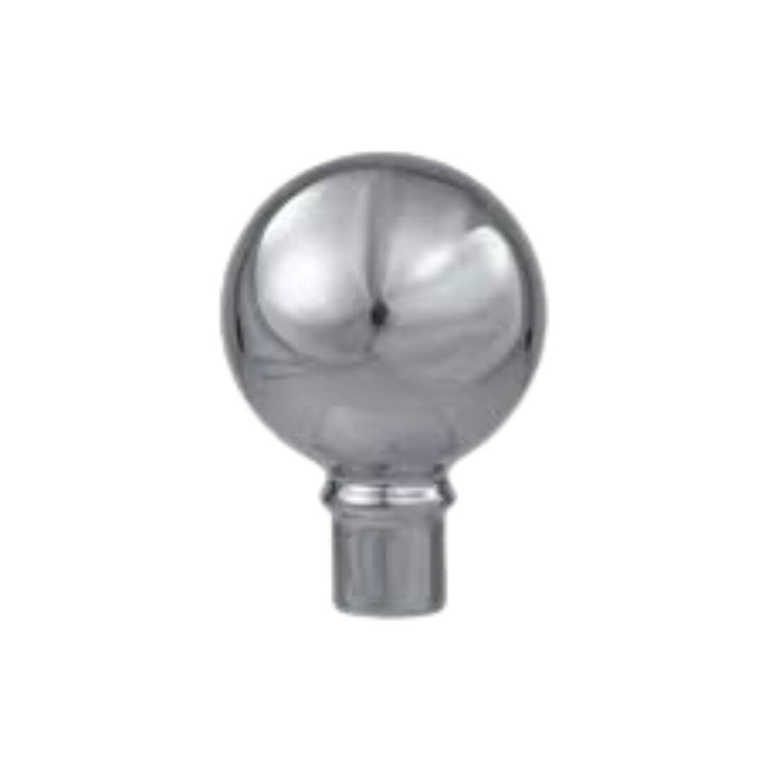 Metal Parade Ball Indoor Flagpole Ornament With Ferrule - Action Flag