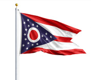 Ohio Nylon Outdoor Flag - Action Flag
