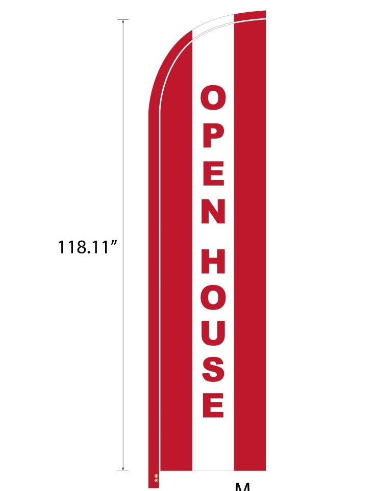 Red Blade Flag Set - Action Flag