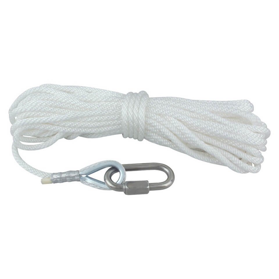 Replacement Halyard Wire - Center Rope Assembly for Cam Cleat Flagpoles - 3/16" Rope - Action Flag